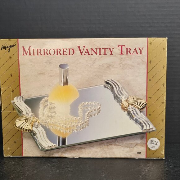 1995 Art Deco Style Mon PARIS Vanity TRAY IN BOX - Picture 1 of 9